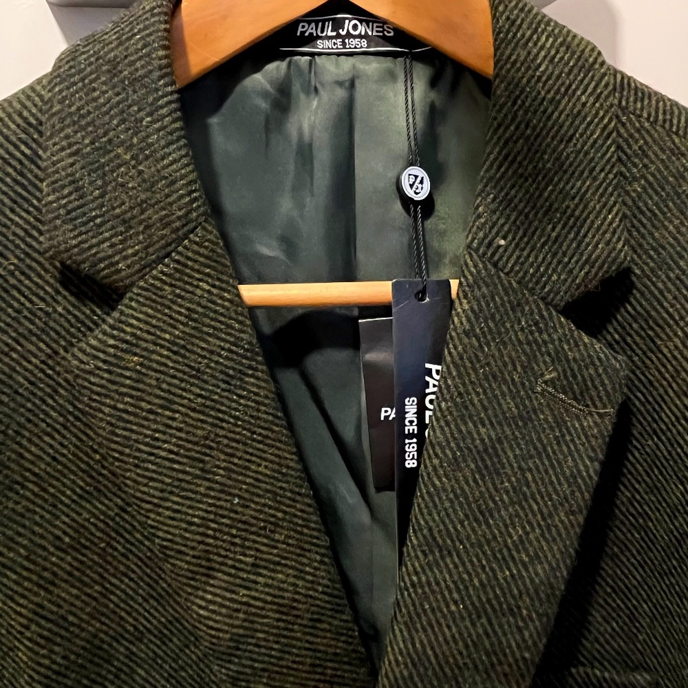 Olive green, men’s blazer
